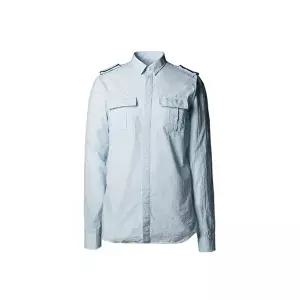 [발망]15주년 견장 밀리터리 스트라이프 셔츠 화이트/블루 S4HT113 C472B 155