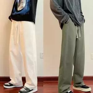 남성 린넨 마바지 허리밴딩 팬츠 여름 일자바지 4색