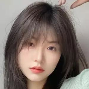 여자 정수리 부분가발 앞머리 스타일 2컬러 자연스러운 변신