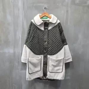 베네통 누빔 플리스 롱재킷/여성(M)/JP1721