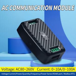 PZEM-016 220V AC 단상 전기 에너지 미터 전류계 전압계 암페어 Kwh 와트 주파수 PF 모니터 RS485 Modbus