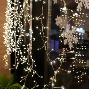 [비솜]공간이 화려해지는 미리내 커튼전구 400P 추가 연장선 (컨버터 스위치 코드선 미포함)