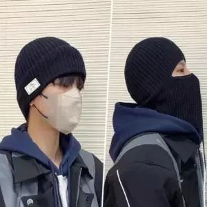 비니 복면 안면마스크 남녀 3컬러 니트 바라클라바 바라클라바 남녀공용 방한용품