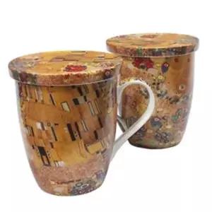 스테콜 구스타프 뚜껑 머그잔 2개 커피 물컵 찻잔 머그컵 커피잔 물잔 예쁜컵 카페 라떼잔