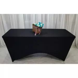 [콩심팥심]검정 듀라용182cmx76cmx74cm 행사전시 고정형테이블보 지역행사 백화점