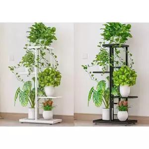 [골드스마일]철제 화분 정리대 3단 4단 선반 받침대 식물 수납대 실외화분거치대