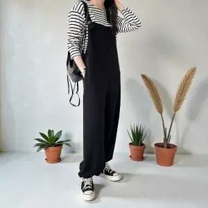 벨린느 버튼업 조거 점프슈트