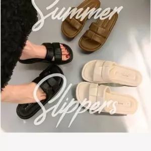 이중스트랩 여름슬리퍼 쿠션 발편한 쿠션슬리퍼