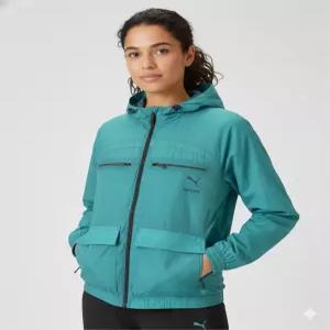 [매장정품} puma 푸마 푸마코셰 리버서블 윈드브레이커 - 블루그린 / 538802-77