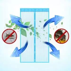 [골드스마일]현관 문 자석 모기장 미세 방충망 현관방충문 120x210