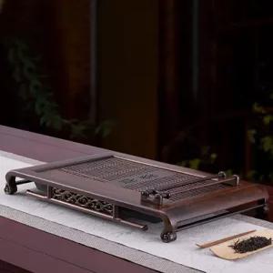 트레이 집들이 쟁반 카페 대나무 거실 손잡이 나무