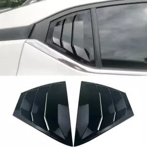 닛산 센트라 실피 2020-2025 리어 사이드 윈도우 루버 스포츠 스타일 삼각형 창문 블라인드 에어 벤트 스쿱