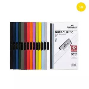 듀라블 401LND95 투명크립화일(2209/A4/60매용/노랑)