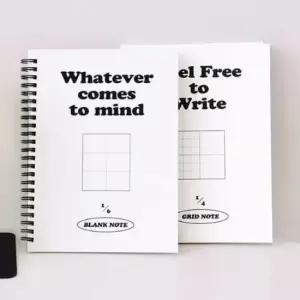 반반 스프링 공책 모눈 인기 A5 노트 구매 노트구매 스프링인기 반반공책A5