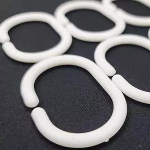 커튼링 C형 화이트 커튼고리 플라스틱