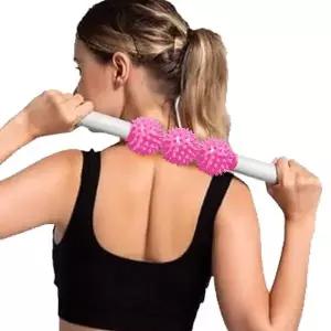 bns 3구 마사지봉 안마기 종아리 등 어깨 목 롤러 스틱