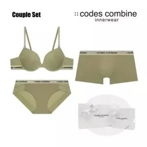매장정품 베이직 카키(몰드브라팬티드로즈) 커플속옷세트 (CEWBRBPDR961KH) 240705