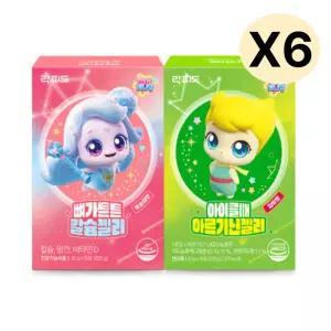 락피도 캐치티니핑 칼슘 젤리 아르기닌 선물 6세트  BNA