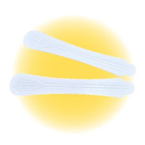 우리/C-01 종이스푼 500개 x 1봉지/커피스푼/커피스틱/일회용 종이 스틱/업소용/서비스/음료/식당