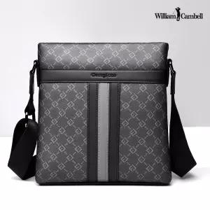 윌리엄캠벨 소가죽 남성크로스백 숄더백 태블릿 출퇴근 보조 가방 WC207