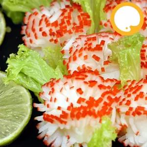 꽃맛살F 2kg 샐러드용 크래미 HACCP 안전식품 샐러드