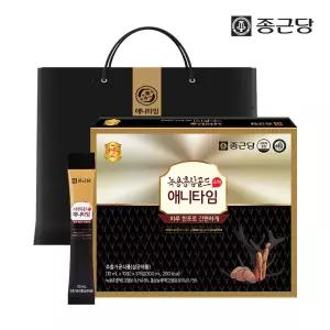 종근당 녹용 6년근 홍삼 스틱 골드 애니타임 선물세트