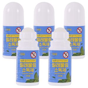 벌레물린데 모기물린데 물렸을때 물파스 벌레물림 소독제 5개