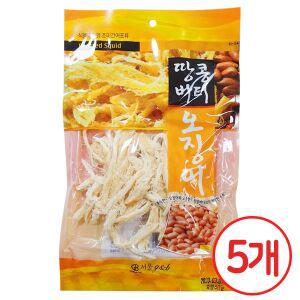 서울 땅콩버터 오징어 40g X 5봉지 1묶음