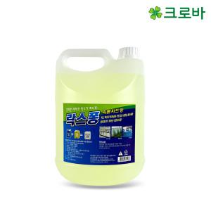 크로바 세제 락스퐁 4L 피톤치트향 욕실세제 화장실청소 살균 소독 락스/업소용/말통