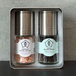 고급 핑크소금 통후추 세라믹그라인더 선물세트1호