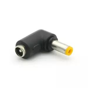 Coms DC 전원 변환 젠더 BT008/꺾임/(5.5(2.1) F/M)