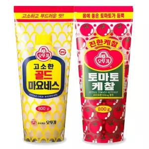 토마토 케찹 800g + 골드 마요네즈 800g