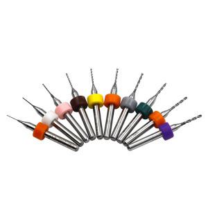 소형 미세 드릴 비트 드레멜 10pcs 0.3~1.2mm pcb 마이크로 세공 초경