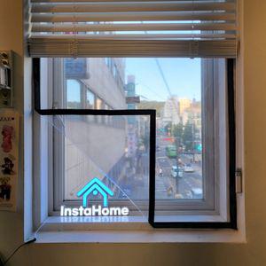 겨울 맞춤 방풍비닐 제작 우풍차단 단열재 창문 베란다 바람막이 자석 지퍼 타입 가공