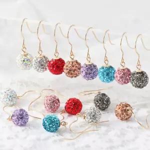 전체 14K GF 미러볼 점토볼 후크 귀걸이 8color 3size 14K귀걸이