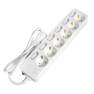 모노케어 6구 개별 스위치 16A 안전 멀티 탭 콘센트 3M