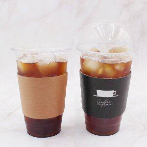 [이룸팩]테이크아웃투명컵 16온스아이스컵+리드+홀더100개세트