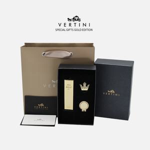 베르티니 황금 골드바 골프티 왕관 볼마커 골프 용품선물 세트 VGOB03 홀인원기념품 홀인원선물 첫버디