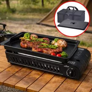 코베아 구이바다 L 휴대용 가스 버너 베이직 + 가방 캠핑 3WAY 올블랙 그릴