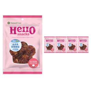 네츄럴코어 헬로스낵 소프트 닭모래집 30g 5개묶음 강아지간식
