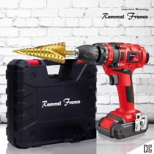 롬멜프랑코 Active The Plus  충전식 무선 해머 전동드릴 & 드라이버 가정용 공구세트