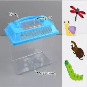 곤충 관찰 잠자리 보관케이지 파충류 나비 채집통 사육 중형