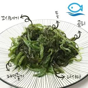 완도해초샐러드 2kg 다이어트샐러드 간편식 미역 다시마 줄기 해초무침 대용량