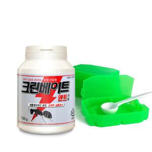 [먹이형 개미약] 국보싸이언스 개미약 크린베이트 앤트 과립 100g + 먹이통4개 + 스푼