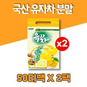 코스트코 유자 차 티 스틱 티백 가루 분말 에이드