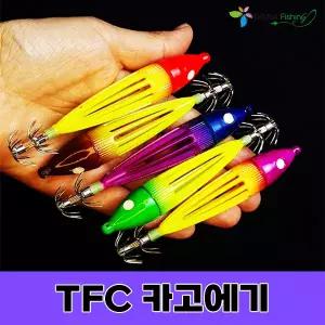 TFC 카고 에기 에깅 보급형 쭈꾸미 갑오징어 문어 한치 생미끼삽입 케미 분리형 채비 바다낚시 오감피싱