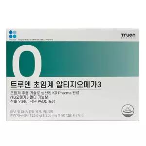 트루엔 초임계 알티지오메가3 1256mg x 50캡슐 x 2개입 / 써클