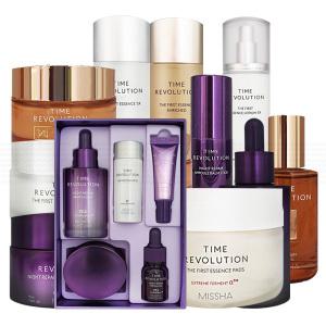 미샤 타임 레볼루션 나이트리페어 더퍼스트 프라임스템 [에센스 로션 앰플 크림 세럼 패드]