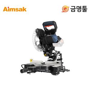 아임삭 AM618S 충전슬라이딩각도절단기 18V 본체 200mm 톱날포함 레이저장착 무선각도기