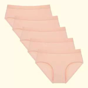 아이엠속옷 밴딩 학생 면 팬티 5p 부드러운 순면 청소년 여아 속옷